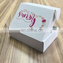 Custom Logo Small White Jewelry Necklace Earrings Gift Cardboard Carton Paper Box Corrugated Mailer Packaging Box thumbnail-2