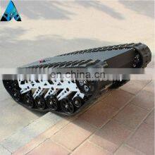 Роботизированный шасси с гусеницами из резины для транспортного средства с грузоподъемностью 100 кг, гусеничный робот для осмотра