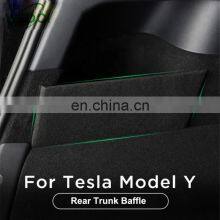 Trunk Side Baffle For Tesla Model Y Trunk Side Divider Board Adhesive Clap Board Baffle Divider Accessories thumbnail-3
