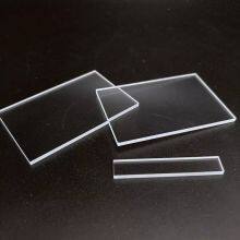 Customized All Size Heat Resistant High Transmittance UV Optical Transparent Thin OEM Square Quartz Glass Plate for Lamp thumbnail-2