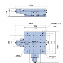 Chuanglai Optoelectronics Precision Electric Integrated Translation Stage XY Two Axis Displacement Stage Optical Experiment Two Dimensional Sliding Table thumbnail-2