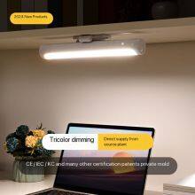 Modern LED Night Lights College Dormitories Long Strip Touch Bedside Cabinet Lights USB Charging Magnetic Suction Reading Study