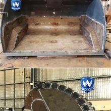 Wodon Hot-Rolled Steel Plate Wear-Resistant Bimetal Liner for Truck Chute Hopper ASTM Standard Custom Cutting Welding Services thumbnail-4