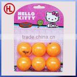 Hello Kitty Customized Color Hot Sale Cheap Good Quality Plstic Table Tennis Ball,ping Pong Ball Wholesale