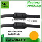 Shenlantuo Wholesales Price 15Pin 3+6 VGA Cable Male to Male 15M VGA Cable for Multimedia thumbnail-4