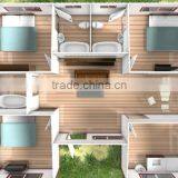 2016 Three Bedroom Sandwich Prefab House For Sale,Modern Prefabricated House Sandwich Panel House Supplier's Choice thumbnail-2