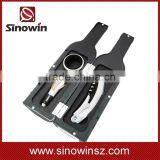 Wine Accessory Tool Gift Set With Pourer Collar Cork-Screw Stopper SW-WS-08 thumbnail-3