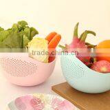 Q021 Wholesale Plastic Rice Washing Basket / Rice Washing Bowl/drain Basket thumbnail-5