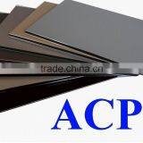 2015 New Factory Facade Interior Decorative Wall Material 3mm PE Aluminum Composite Panels