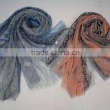 Fashionable Long Lady's Scarf Factory Fashion Print Cotton Scarf Wholesale thumbnail-1