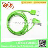 colourful TPE protector for apple iPhone /samsung micro USB cable OEM charging cable