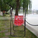 Leisure Foldable Single Swing Hanging Chair With Stand thumbnail-4