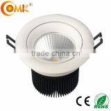 20w Round White Painted Recessed COB LED Downlight Halogen Light