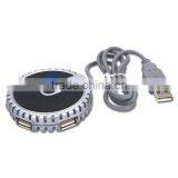 Car Wheel Shape High Speed 4 Port USB 2.0 HUB thumbnail-3
