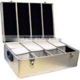 Neo Media Aluminium CD or DVD Storage Box With Sleeves Holds up to 800 Disks Quality Choice thumbnail-1