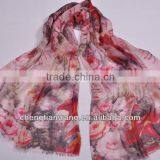 100% Wool Scarf, 200s Wool With Digital Printing,new Scarf 2013 thumbnail-1