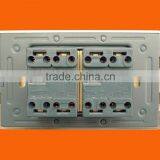American US 4 Gang Aluminium Copper Wall Switch (AL2004) thumbnail-2