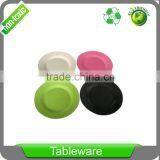 Biodegradable Eco Friendly Bamboo Fiber Tableware Large 9 Inch Round Deep Dinner Plate Set in Gift Box thumbnail-1