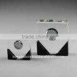 Crystal Glass Gift Mini Clock thumbnail-2