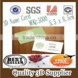 Guangzhou Lifeng Factory Supply All Various Shape of Double Sided Pvc Business Card, Metal Business Card, 3D Plastic Name