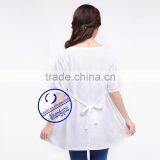 Wholesale Fashion Design 100 Cotton Women White Matenity Clothes thumbnail-3