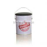 Custom Made Storage Metal Round Storage Ottoman