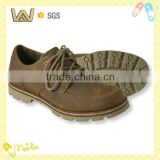 Men's leather waterproof dress shoes steel toe