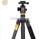 Q476 Carbon Fiber 1550mm Gimbal Panorama and Portable 1.29KG Digital & DSLR Camera Tripod 2016 New Photographic Tripod Q666C Quality Choice thumbnail-1
