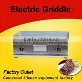 Commercial Hotel Kitchen Equipment Stainless Steel Electric Griddle With High Quality