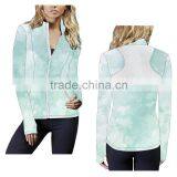 (Trade Assurance) Wholesale Custom Breathable Polyester Spandex Women Sports Jacket With New Design thumbnail-2
