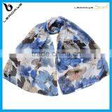Flower Printing Latest Beautiful Women Hijab thumbnail-1