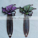 Newest Customized Metal Butterfly Bookmarks for Book