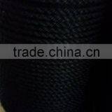 3 Strand Twisted Poly Ropes in Yellow and Black Color thumbnail-3