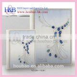 H&B Latest Luxury Design A4 Silver Acrylic Handmade Photo Album