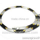 High Quality Customized Two Tone Stainless Steel Necklace