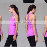 GYM Training Sleevesless Vest Tank Top For Sexy Women thumbnail-5