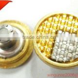 2014 high quality jeans button |new gold painting buttons for jeans