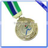 Promotional Zinc Alloy Gold Enamel Custom Shaped Medal thumbnail-5