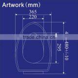 1051 American Standard Laurel Elongated Toilet Seat With Cover thumbnail-3