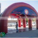 Red Inflatable Tunnel Advertising Tent for Outdoor Event Inflatable Promotion Tent thumbnail-1