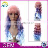New design fashion red blond brown box braid wig synthetic sew in hair wig