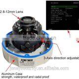 30m IR 2.8-12mm Outdoor CCD Sony IR CCTV Dome Camera thumbnail-2