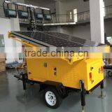 Manual Mast Diesel Generator Solar Panel Lighting Tower thumbnail-2