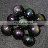 20-80mm natural obsidian sphere/ball