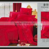 Viscose Cotton Jacquard Fabrics Bright Red thumbnail-1