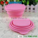 For Pinic Outdoor Travel Foldable Silicone Water Bottle thumbnail-1