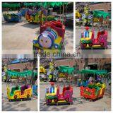 [Ali Brothers] Wholesale Price Children Loved Fiberglass Amusement Park Train Rides For Sale With 14 Seats