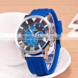 Hot Selling Leisure Silicone Quartz Man Watch