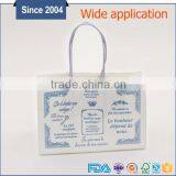 Custom Durable Flat Bottom White Shopping Paper Bag With Handle thumbnail-2