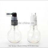 Hair Sprayer Cap PET 60ml Ball Clear thumbnail-1